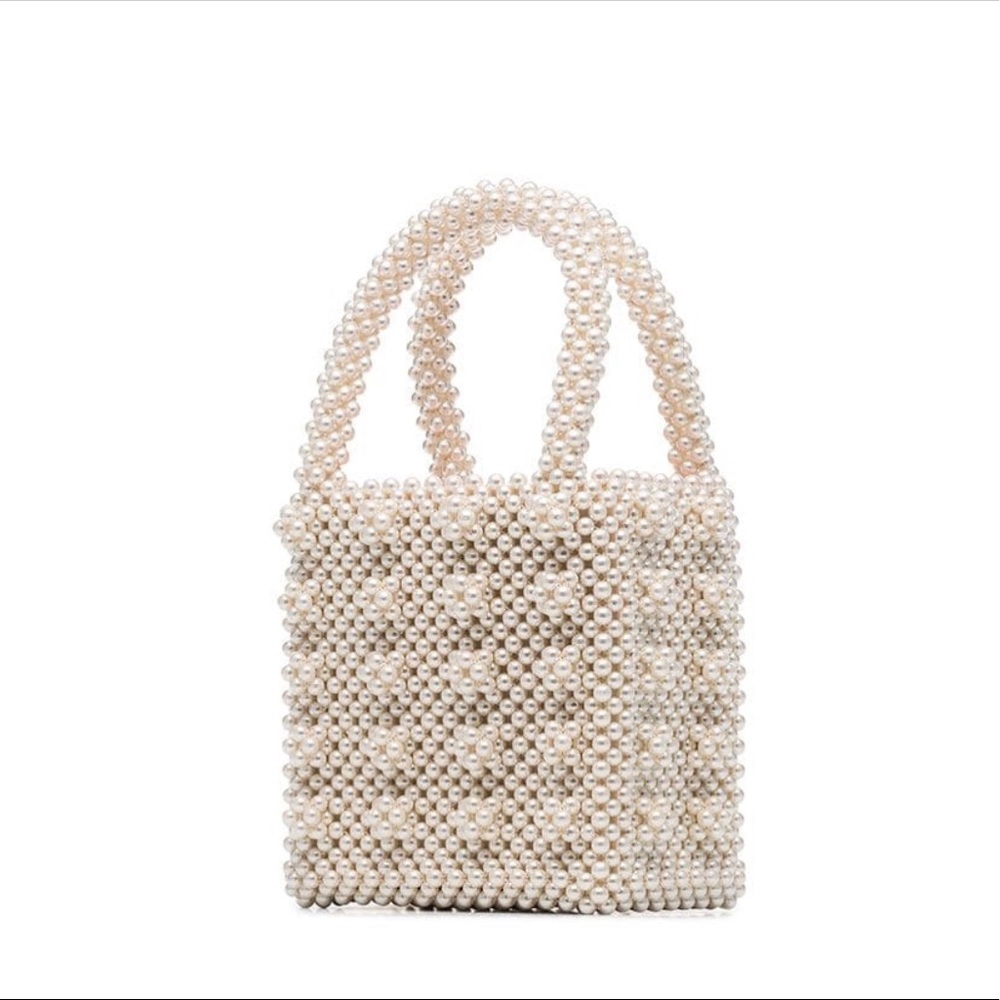 Shrimp Antonia pearl square bag copy. New